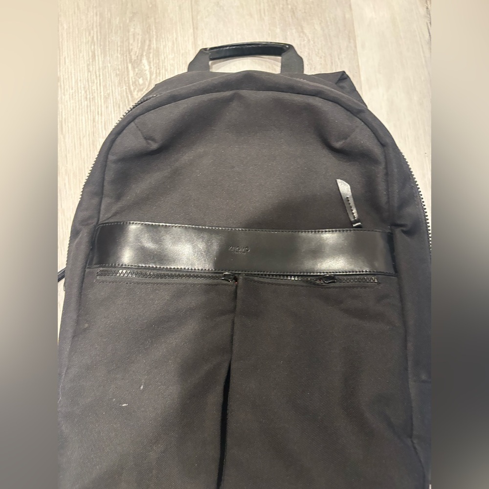Black Women's Backpack - Minimal Everyday Bag